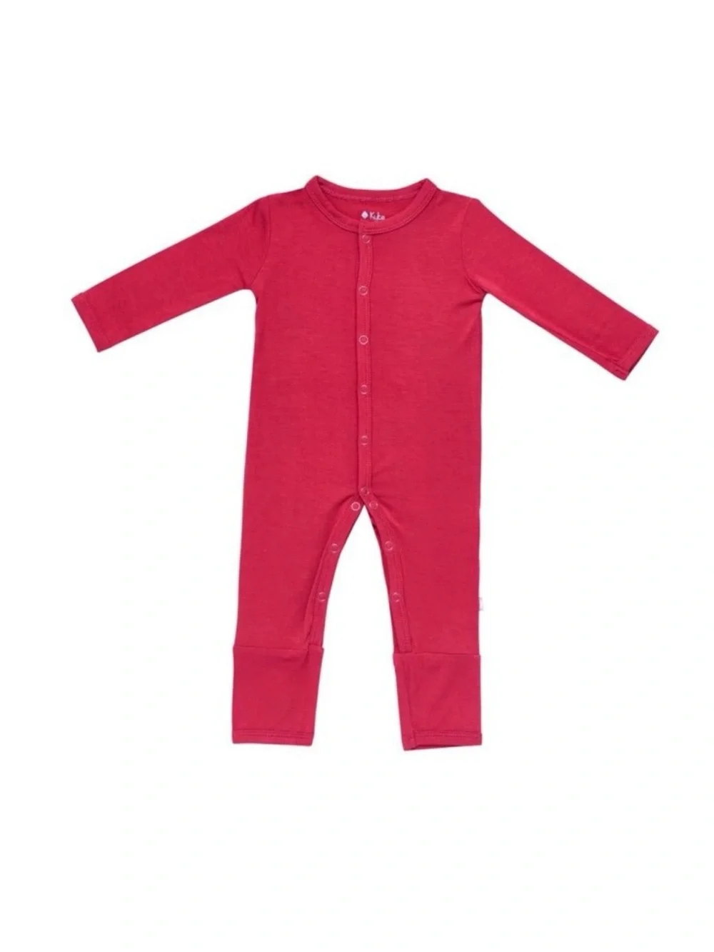 Kyte BABY Snap Romper in Ruby 12-18 Months